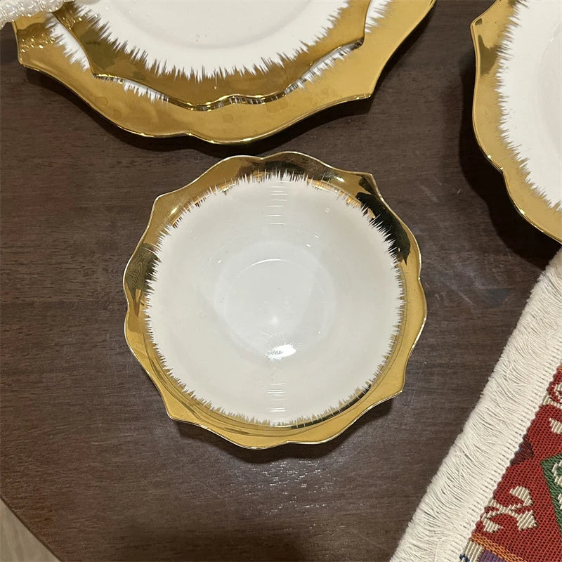 Service de Table 24 Pièces en Porcelaine