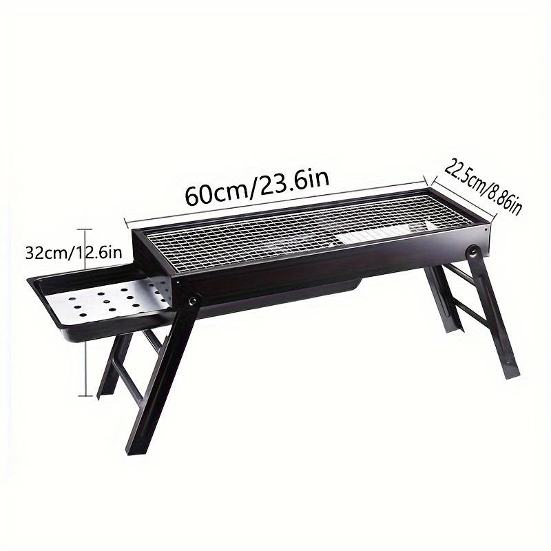 Barbecue portable multifonction sans fumée pliable au charbon de bois