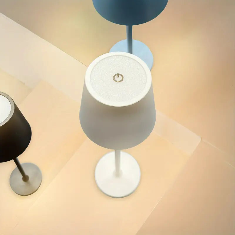 Lampe de Table LED à Commande Tactile Moderne & Rechargeable