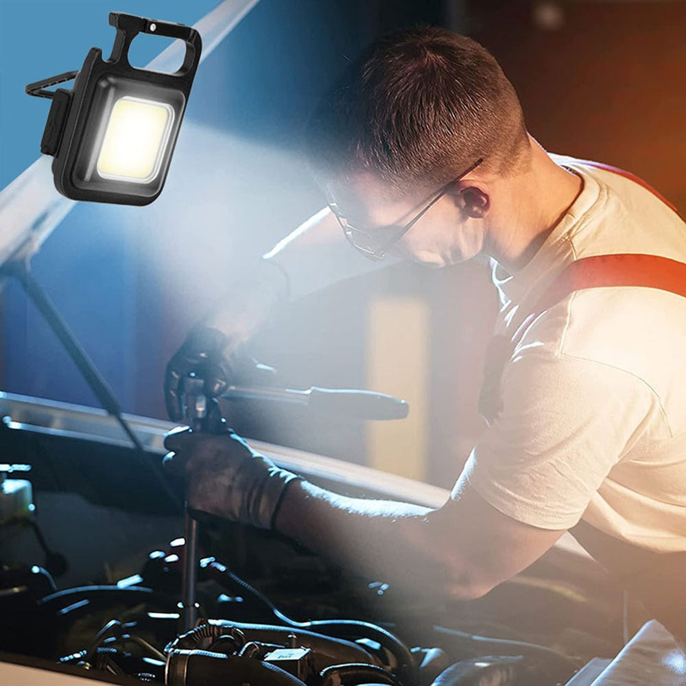 Petite lampe de poche lampe de travail portative USB rechargeable.