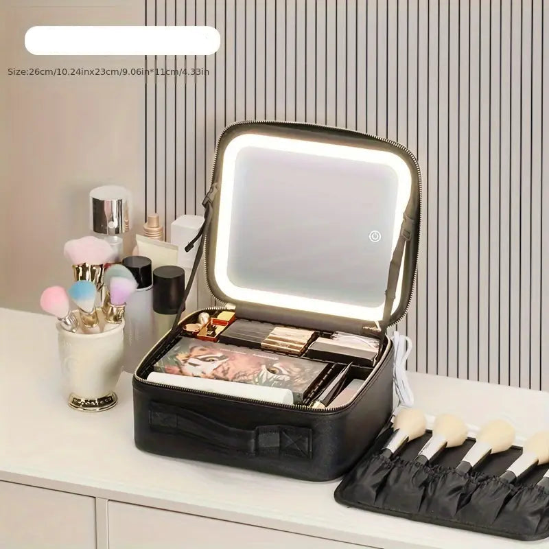 Sac Maquillage avec Miroir éclairé