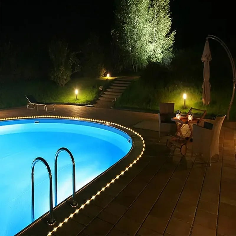 Corde de Tube Solaire à LED Étanche ,300 LED