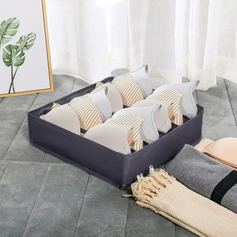 Lot de 4 organiseurs de tiroir en tissu