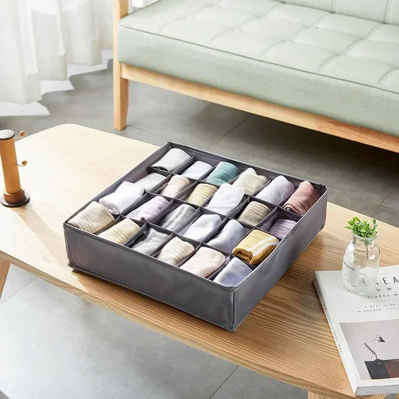 Lot de 4 organiseurs de tiroir en tissu