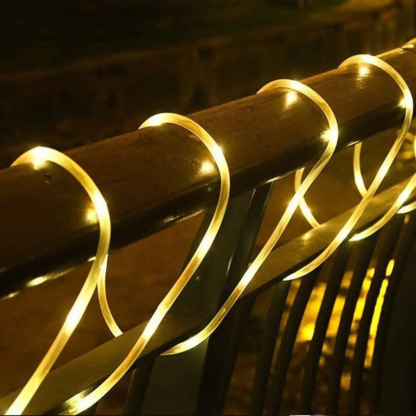Corde de Tube Solaire à LED Étanche ,300 LED