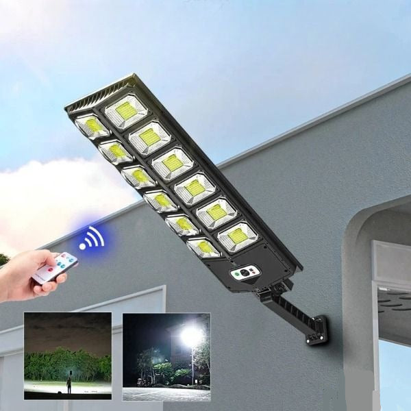 Lampe Solaire Extérieure 20 000LM avec Détecteur