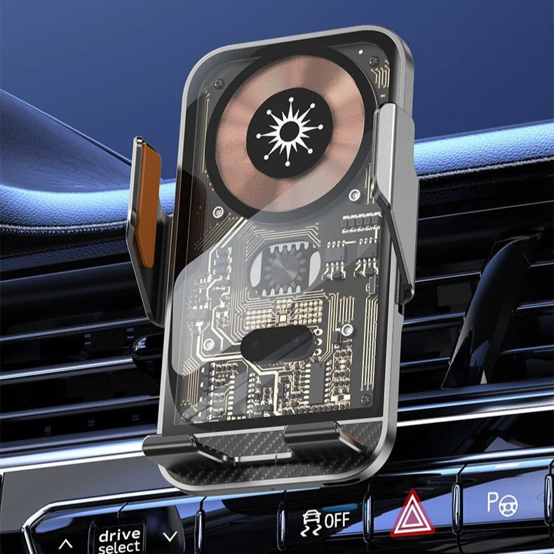 Support de Chargeur Voiture Sans Fil Rotation 360°