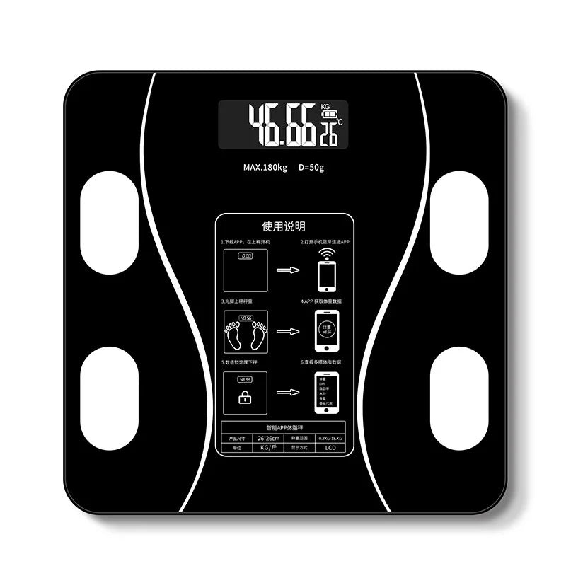 Bascule de graisse corporelle Bluetooth