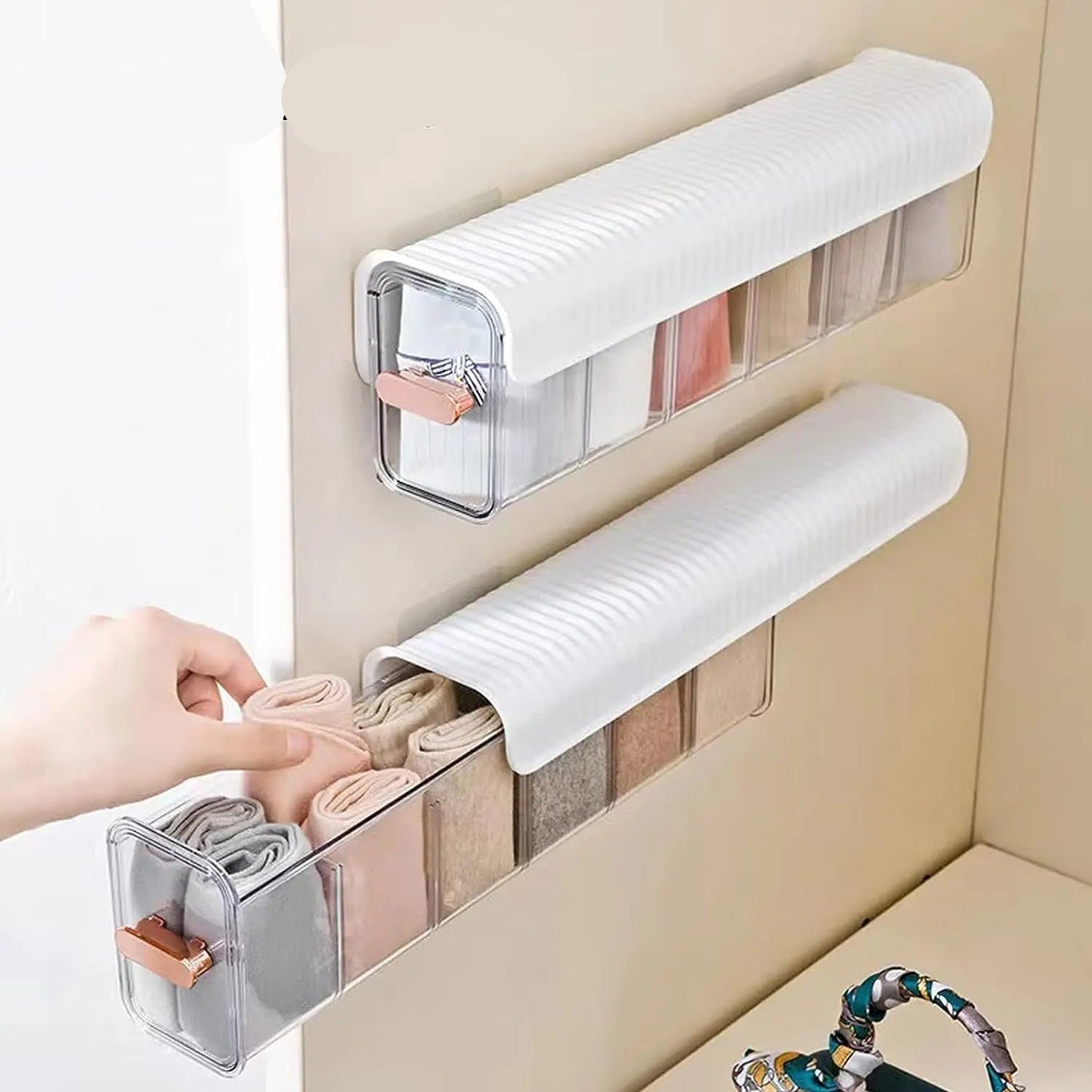 boîte de rangement murale pour vêtements
