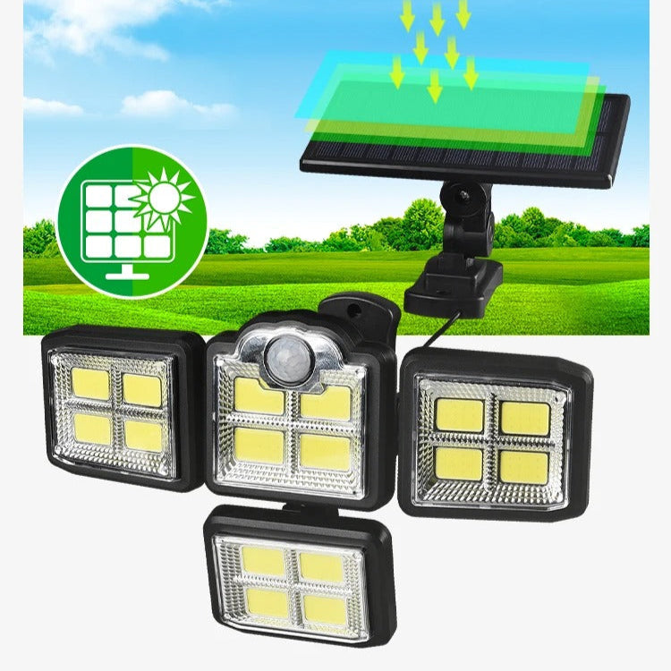 Lot de 4 Lampes avec Détecteur de Mouvement et Télécommande