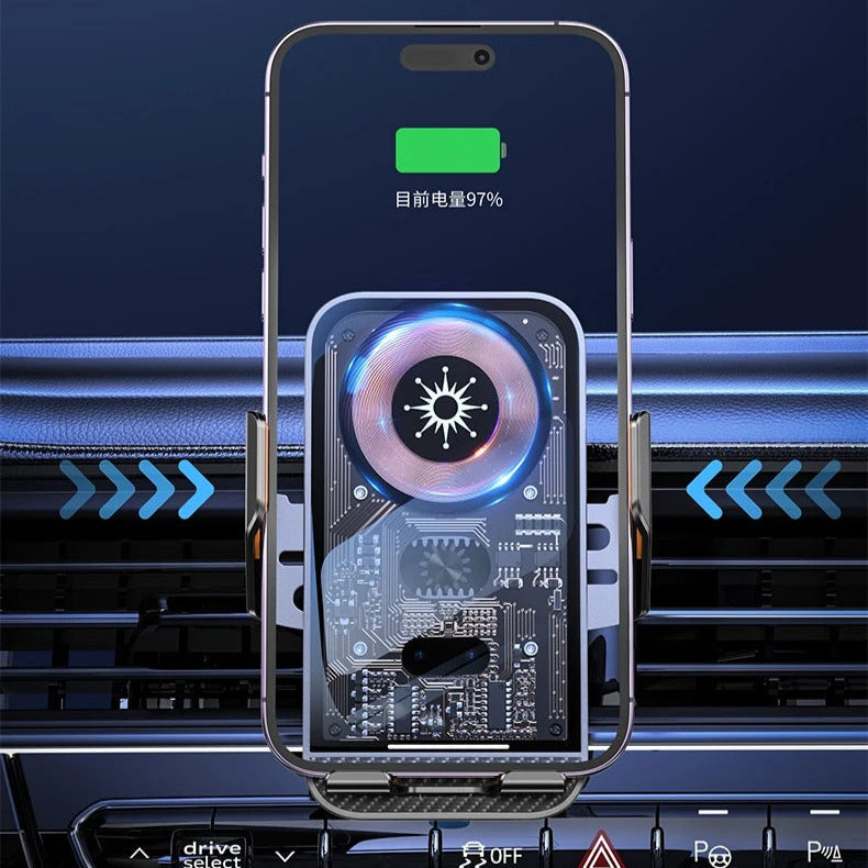 Support de Chargeur Voiture Sans Fil Rotation 360°