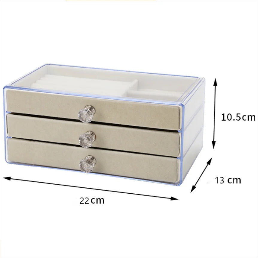 Organisateur de Bijoux en Acrylique pour Boucles d'Oreilles, Colliers et Accessoires