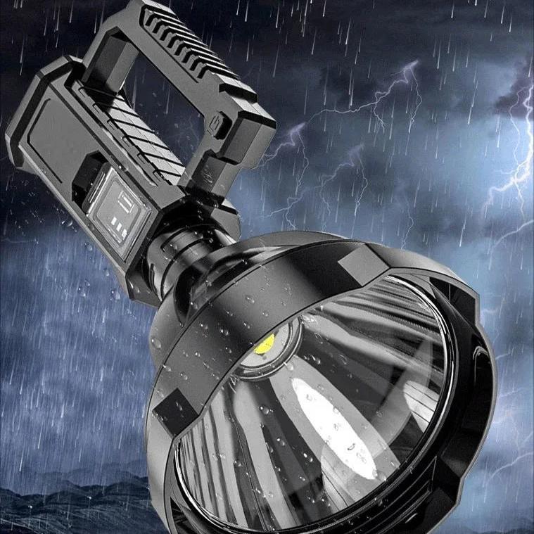 Projecteur super lumineux, 4 modes, étanche IPX5 avec trépied et banque d'alimentation