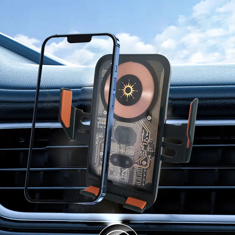 Support de Chargeur Voiture Sans Fil Rotation 360°