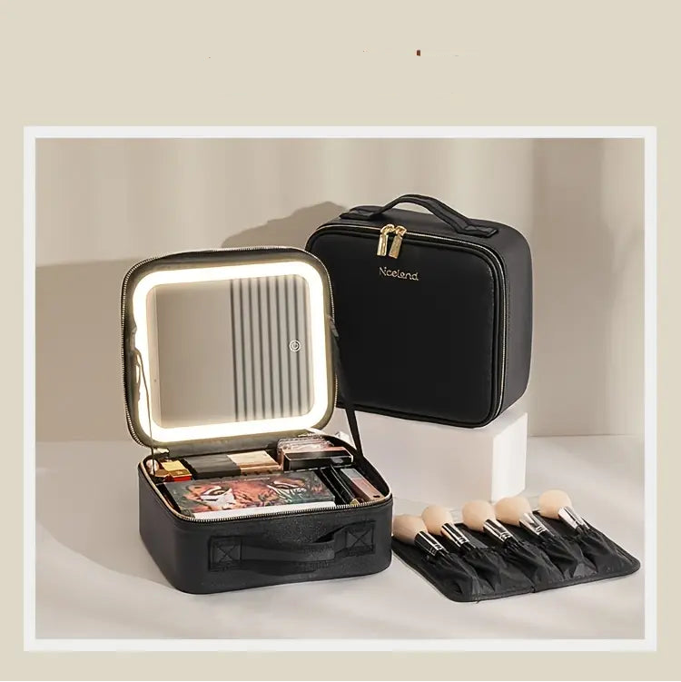 Sac Maquillage avec Miroir éclairé