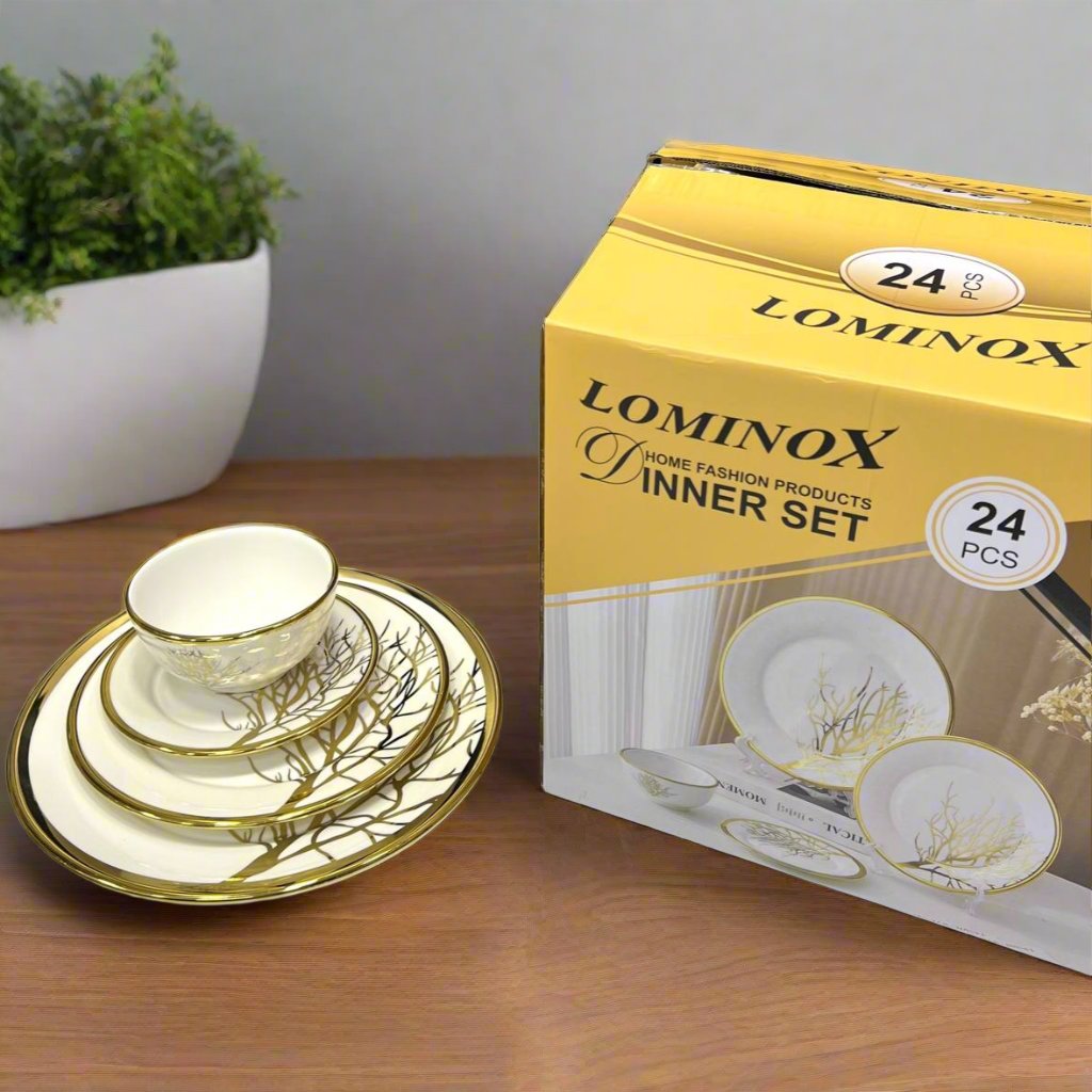 Élégance à table : Service de table - 24 pièces