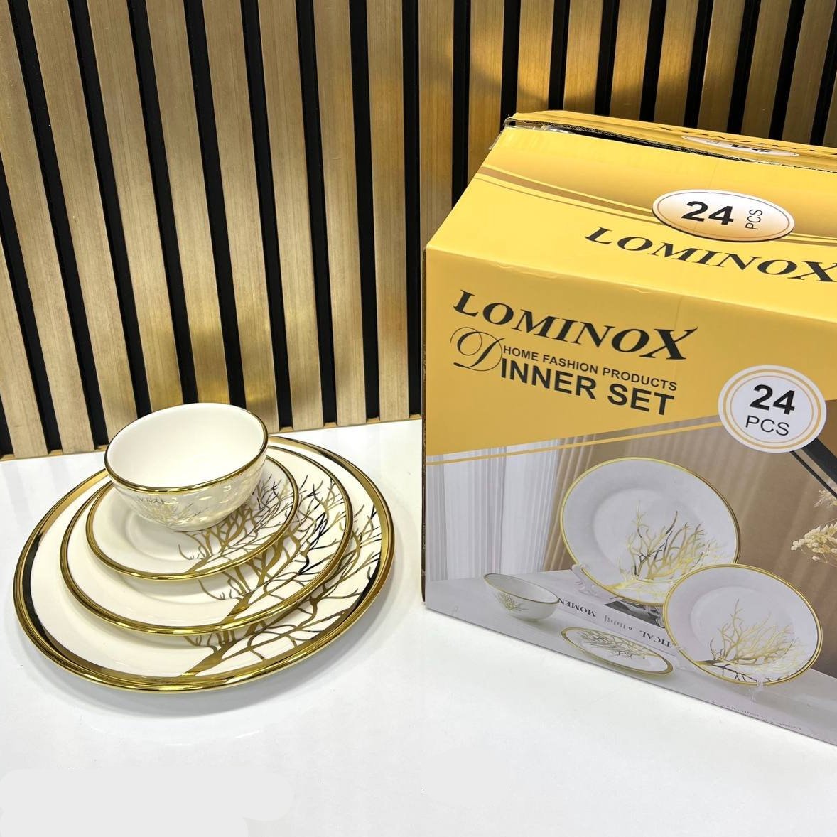 Élégance à table : Service de table - 24 pièces