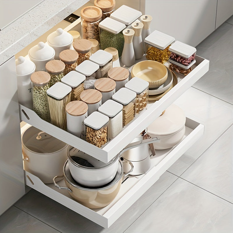 Organiseur de placard extensible avec tiroirs coulissants