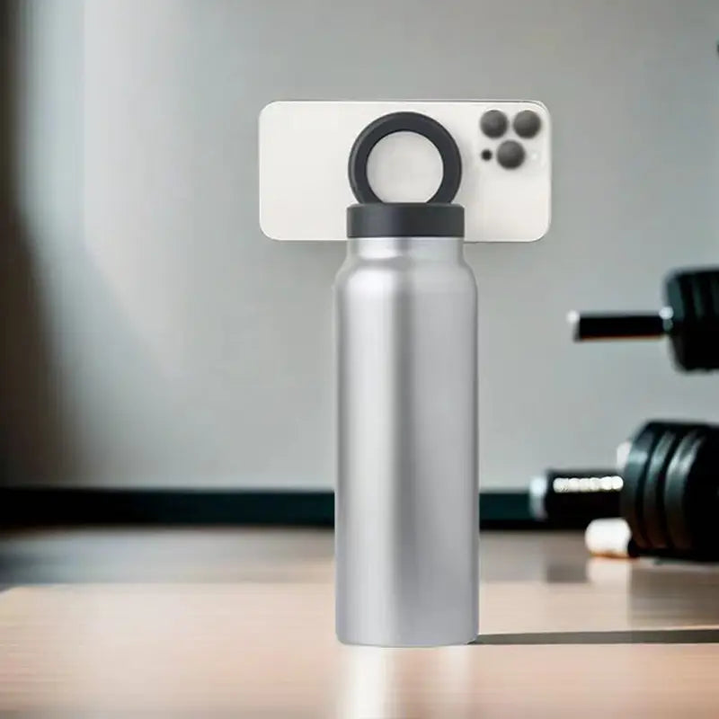 Bouteille Isotherme avec Support de Téléphone Magnétique