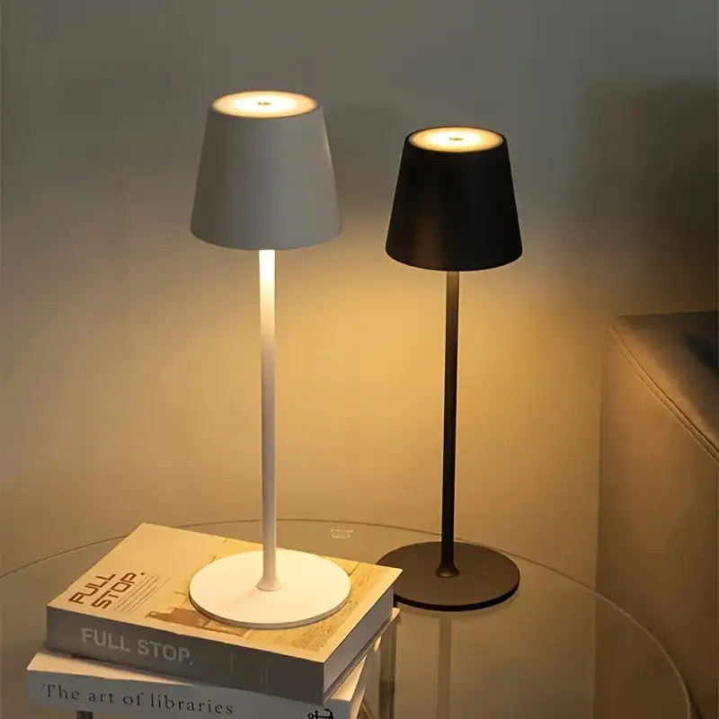 Lampe de Table LED à Commande Tactile Moderne & Rechargeable