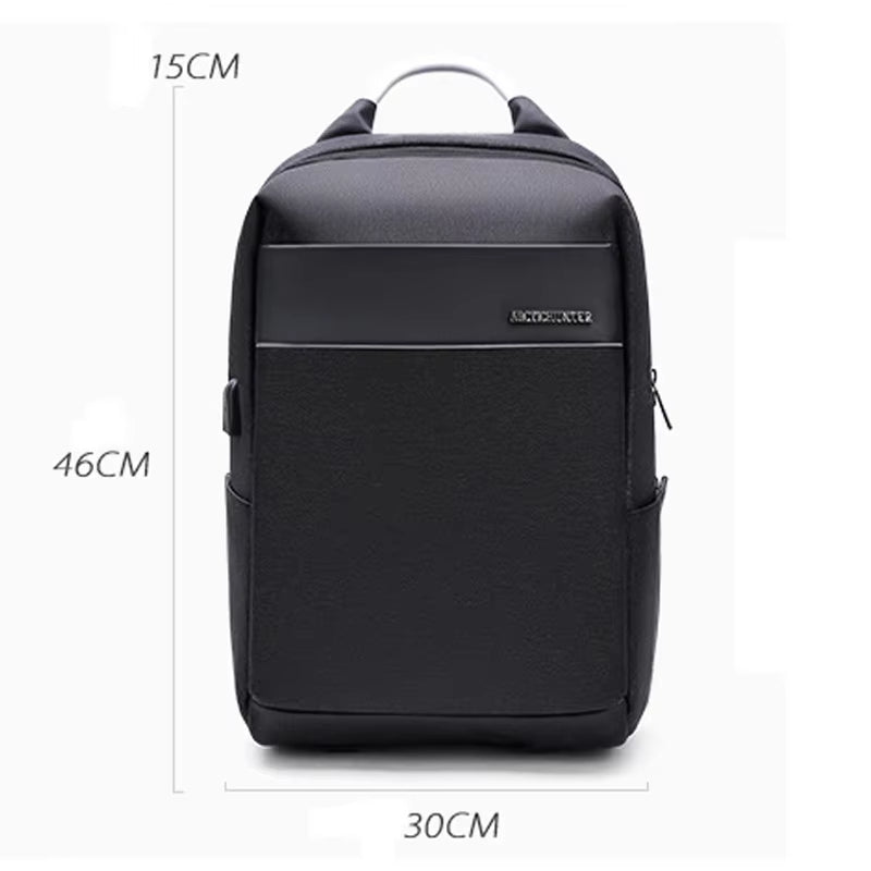 Sac à Dos de Voyage Résistant à l'Eau avec Port USB et Compartiment Laptop 16”