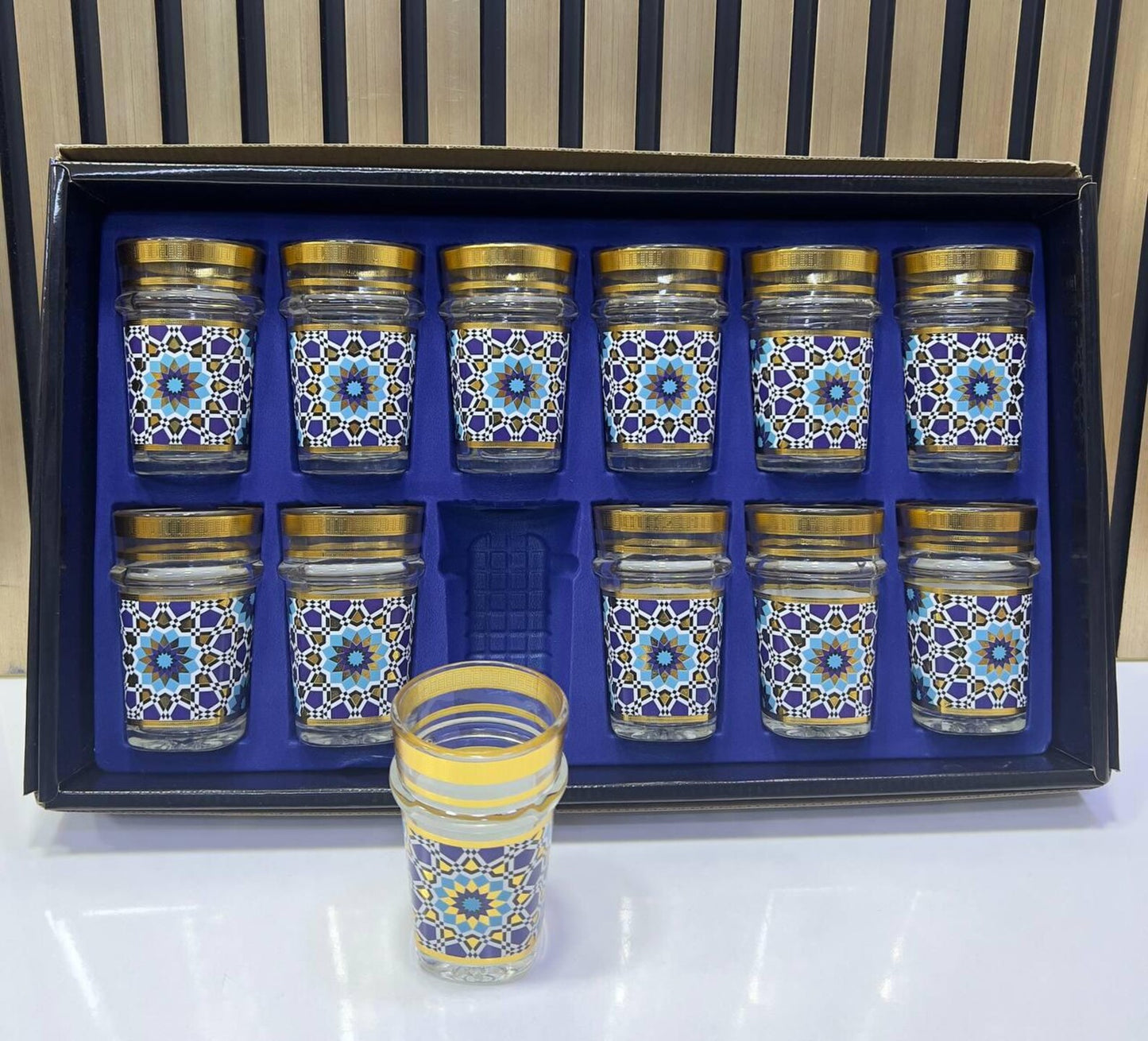 12 Verres à thé – Motif Zalija
