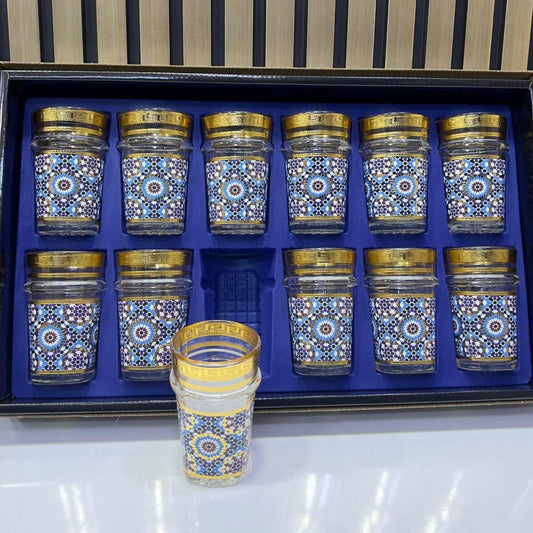 12 Verres à thé – Motif Zalija