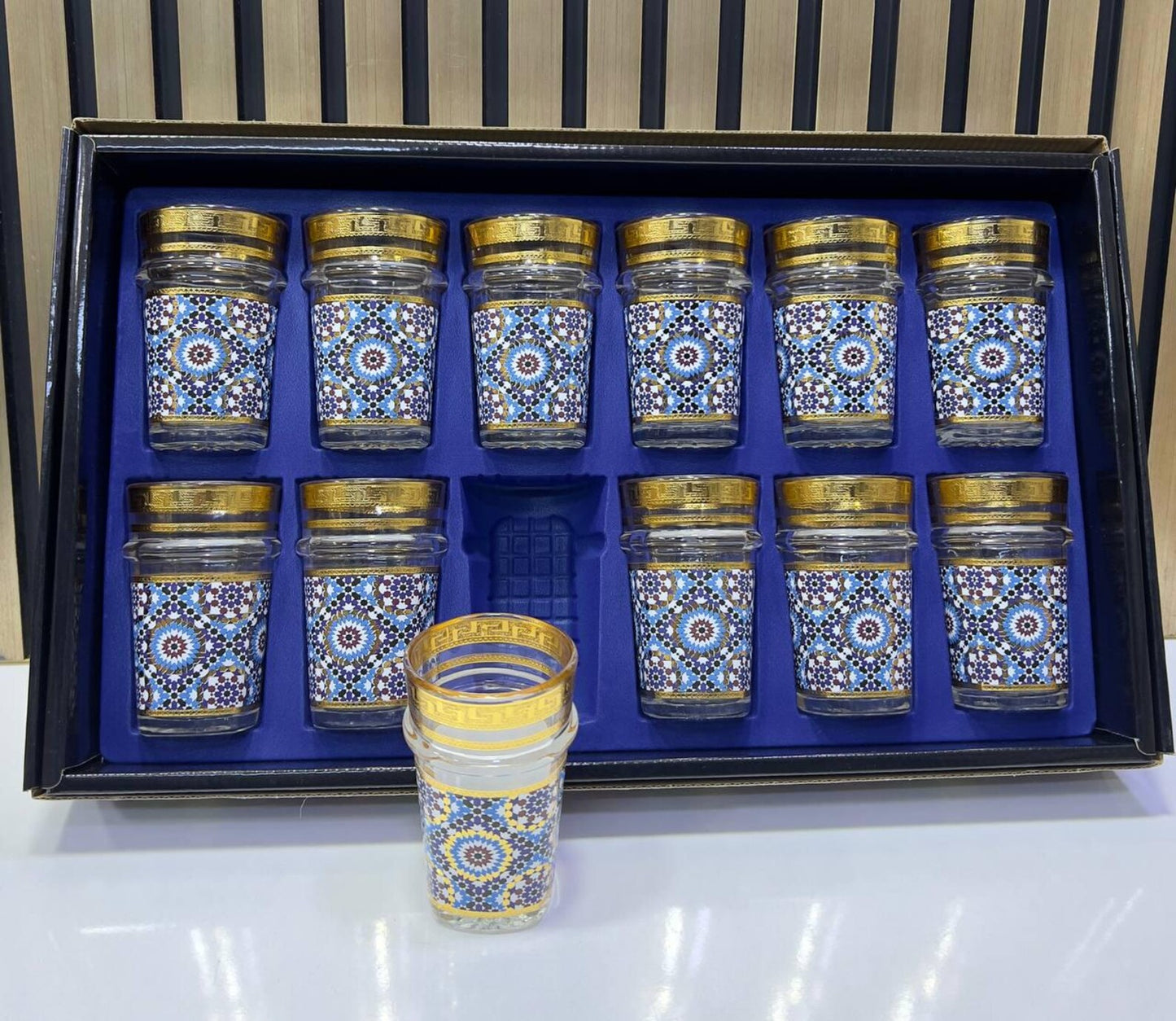 12 Verres à thé – Motif Zalija