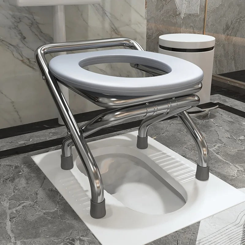 Chaise de Toilette Pliante et Portable