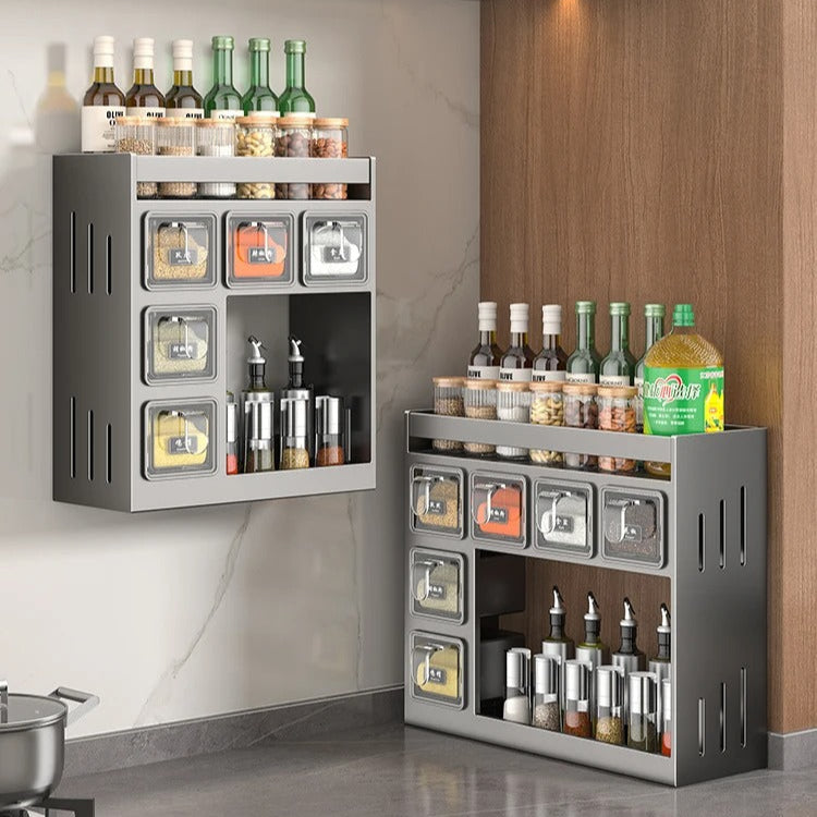 Étagère Murale à 3 Niveaux Sans Perceuse