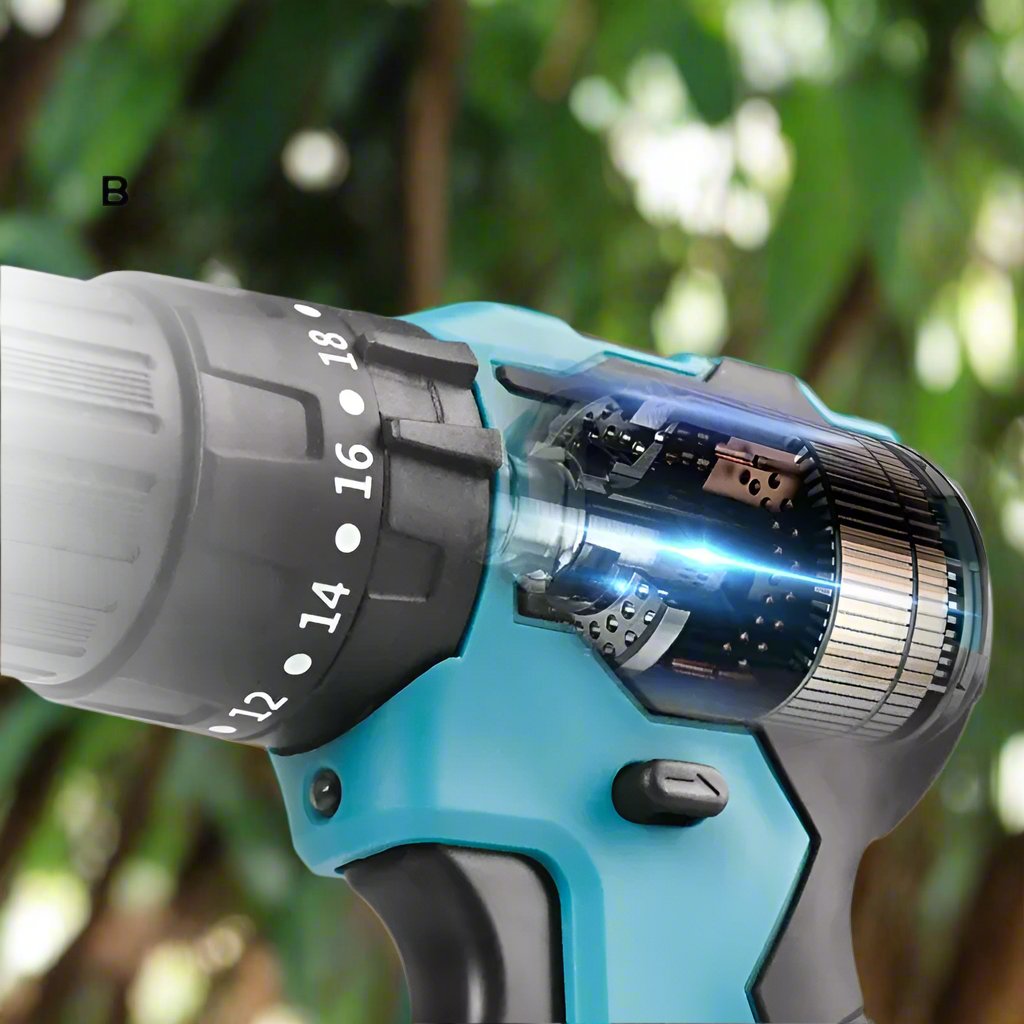 Perceuse Électrique Sans Fil, avec Lumière LED