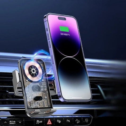 Support de Chargeur Voiture Sans Fil Rotation 360°
