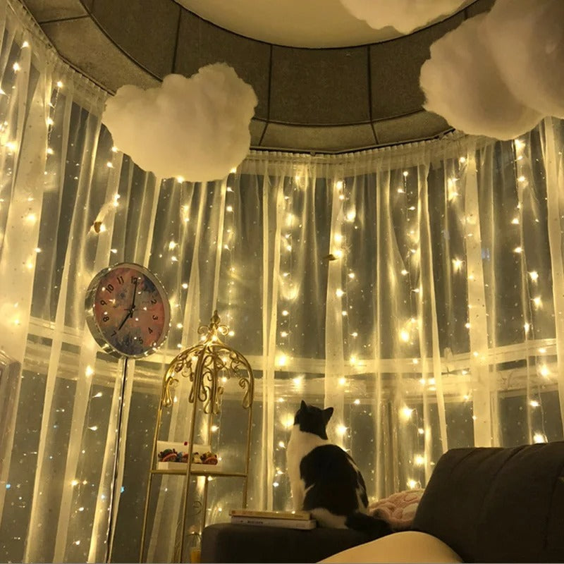 Guirlande Lumineuse LED , avec Télécommande USB, Étanche pour Intérieur et Extérieur