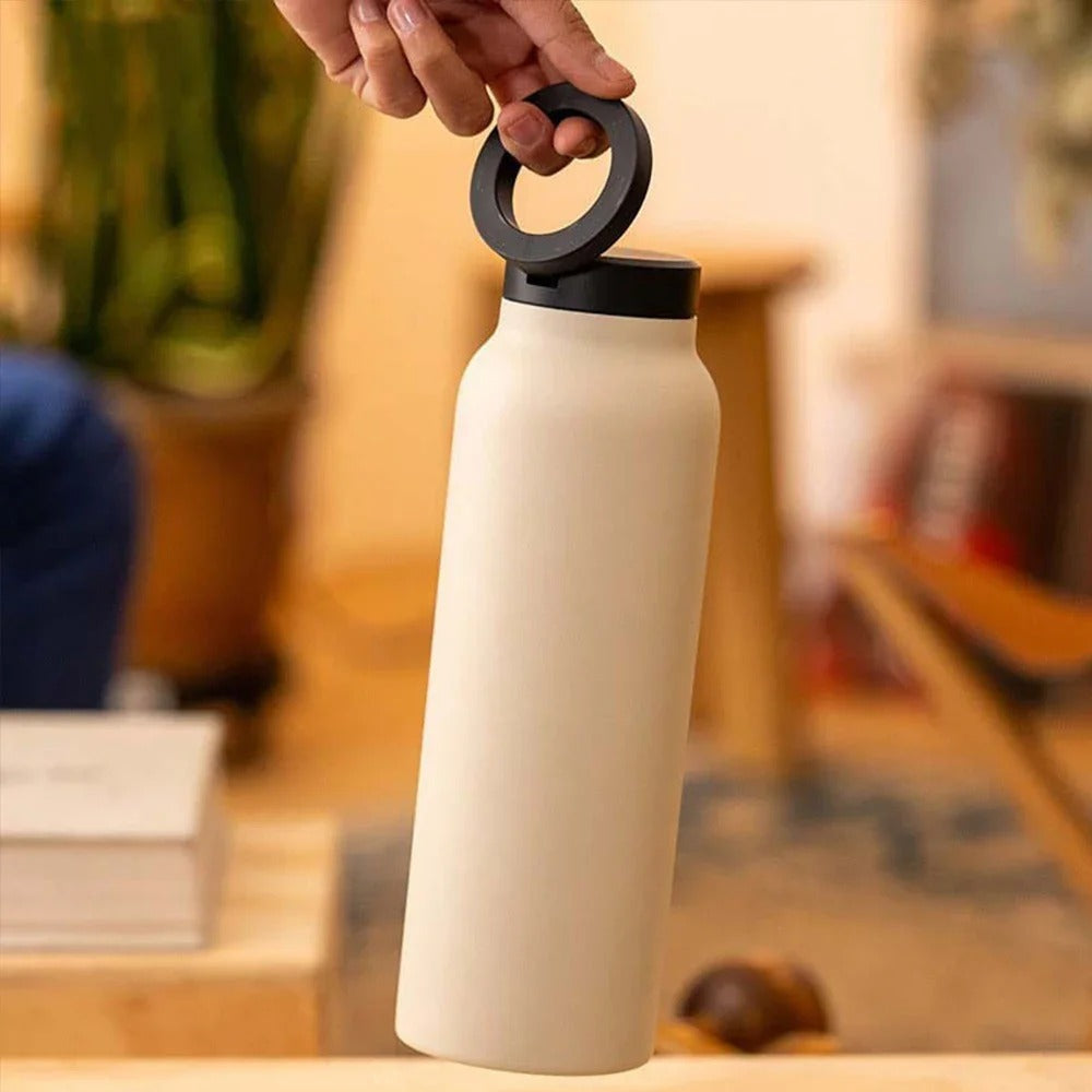 Bouteille Isotherme avec Support de Téléphone Magnétique
