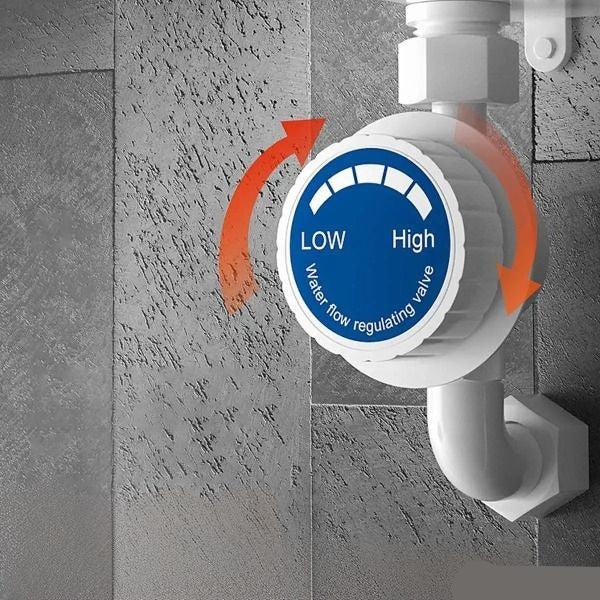 Mini Chauffe-Eau Instantané 3500 W 230 V Chauffe-Eau Électrique avec Pommeau de Douche Chauffage