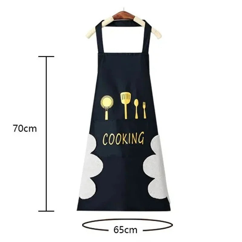 Tablier de cuisine domestique imperméable et résistant à l'huile
