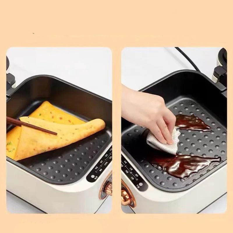 Plaque de cuisson électrique multifonction double face