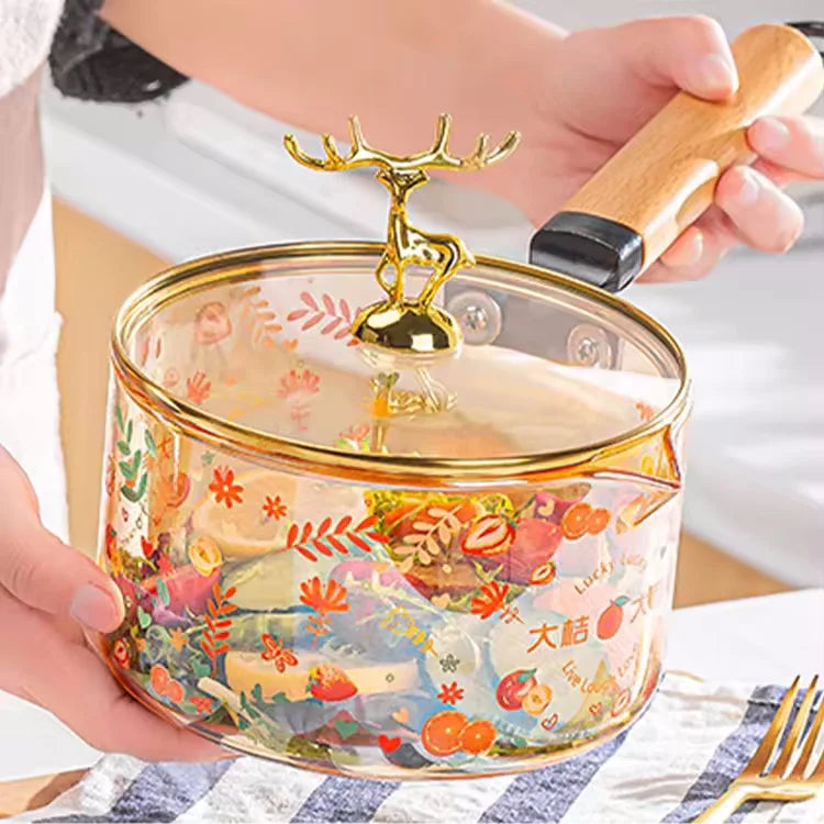 Marmite en Verre Borosilicate : Ustensile de Cuisine Résistants à la Chaleur