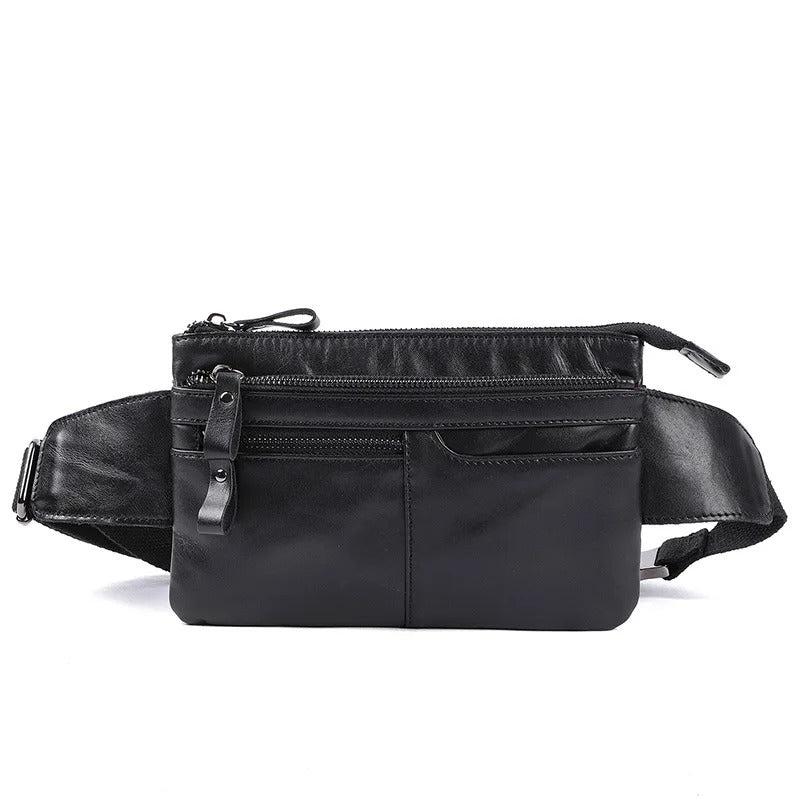 Sac en cuir véritable pour hommes; Fait à la main.