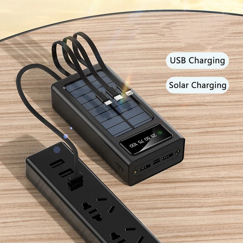 Banque d'énergie solaire portable 30 000 mAh