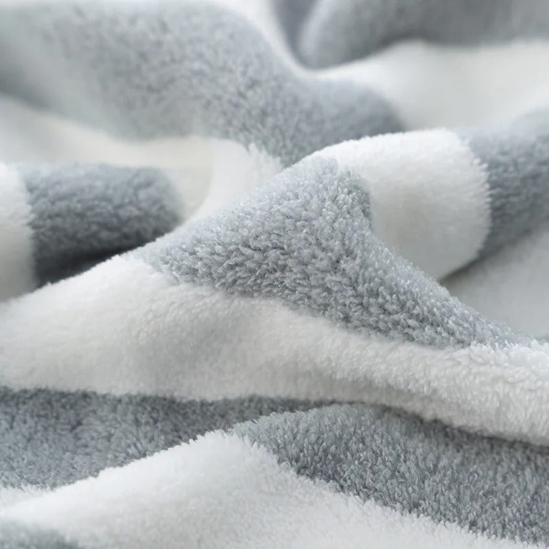 lot 2 Serviette de Bain en Velours Corail Confort, Absorption et Séchage Rapide