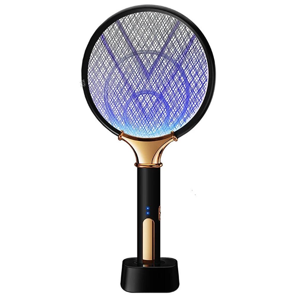 Raquette Électrique Anti-Moustiques USB avec Lampe LED