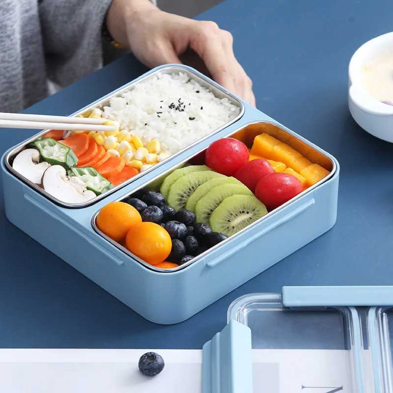 Nouvelle boîte à lunch portable en acier inoxydable