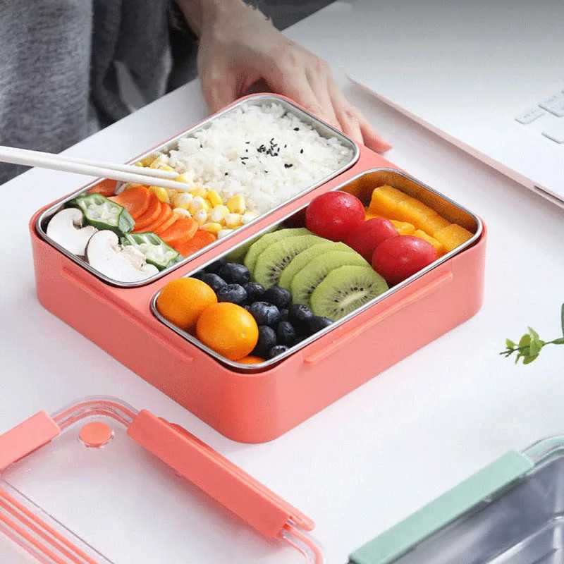 Nouvelle boîte à lunch portable en acier inoxydable