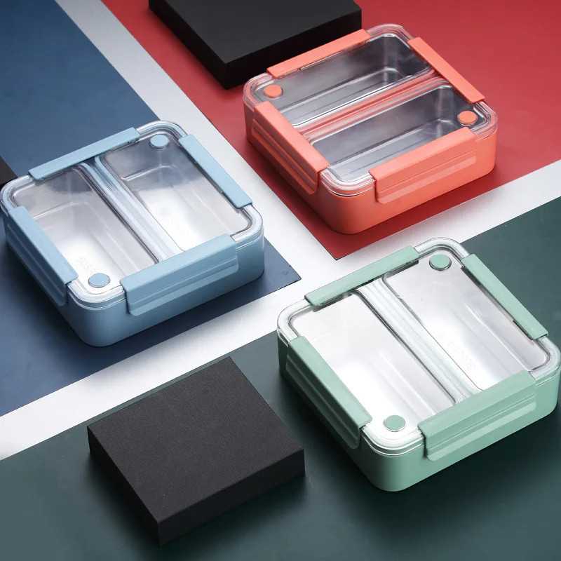 Nouvelle boîte à lunch portable en acier inoxydable