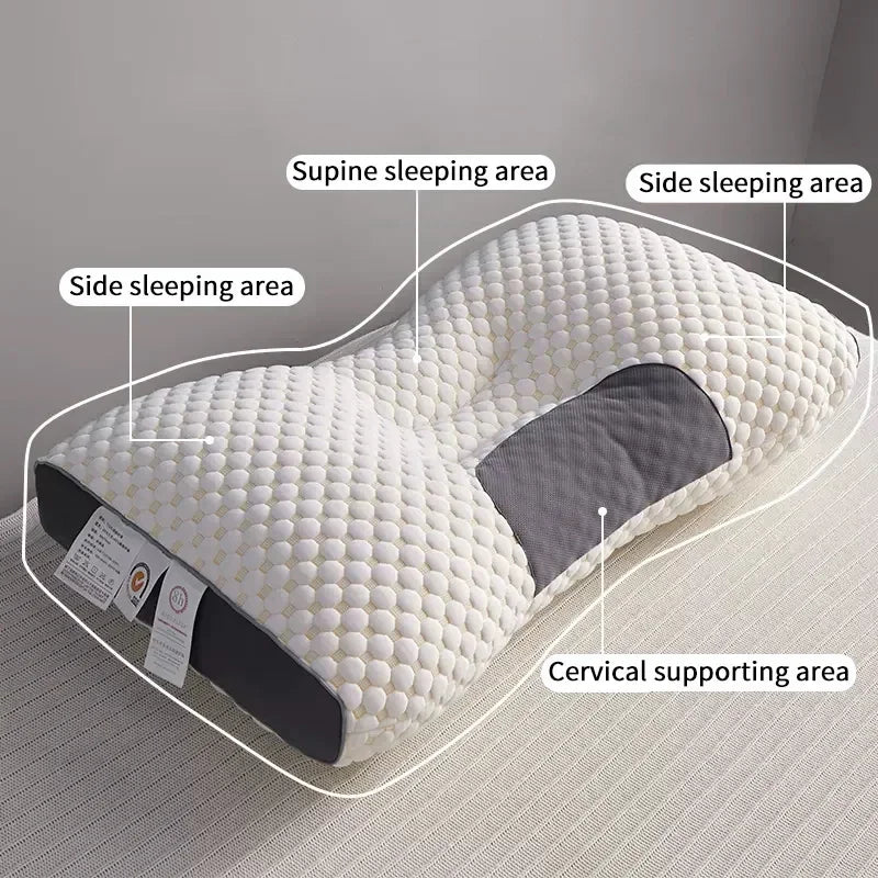 Missov-Oreiller Ergonomique 3D - Soutien Cervical Optimal pour Toutes les Positions de Sommeil Confort Supérieur