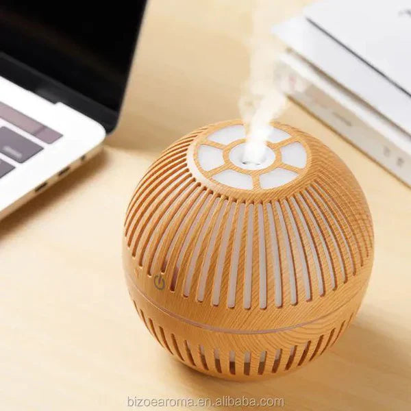 Humidificateur à ultrasons à brume fraîche en bois pour l'humidité de la pièce