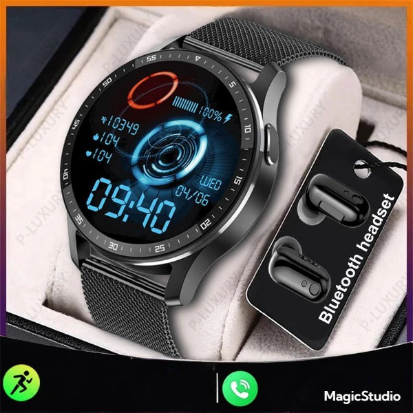 MISSOV-Montre connectée 2 en 1 pour les hommes et les femmes