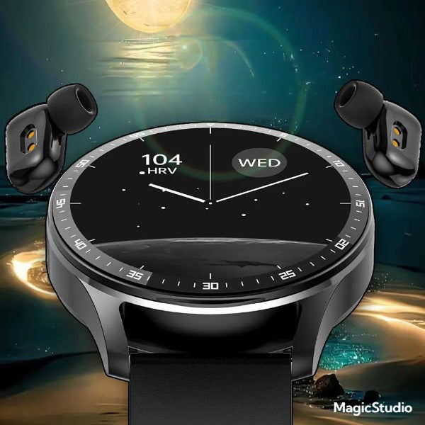 MISSOV-Montre connectée 2 en 1 pour les hommes et les femmes