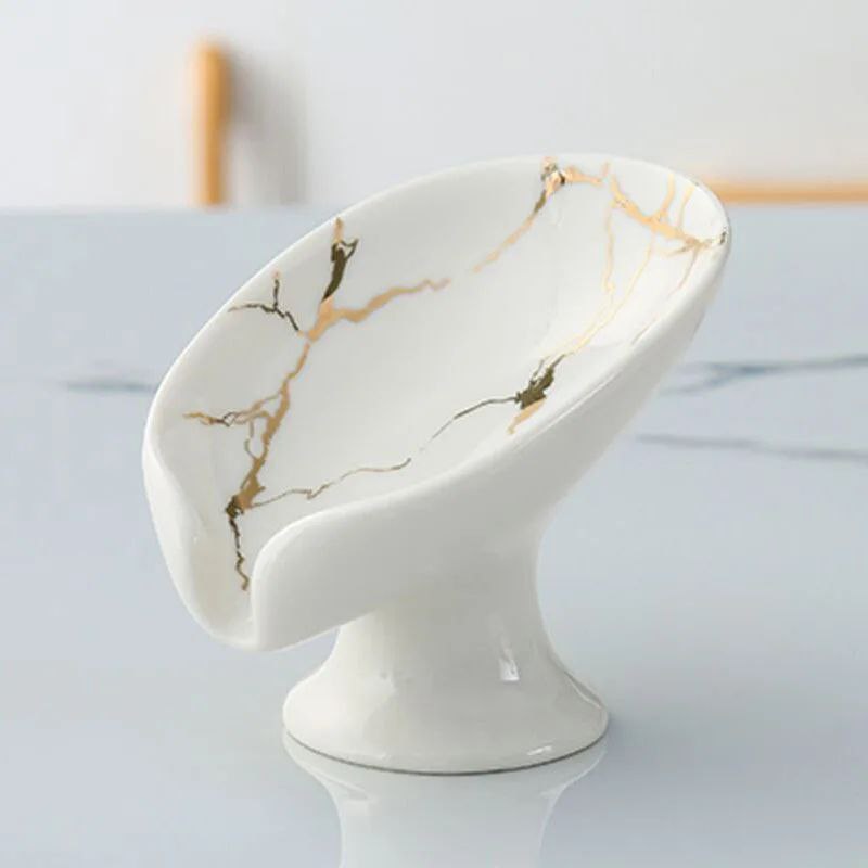 Porte-savon Portable en céramique de luxe